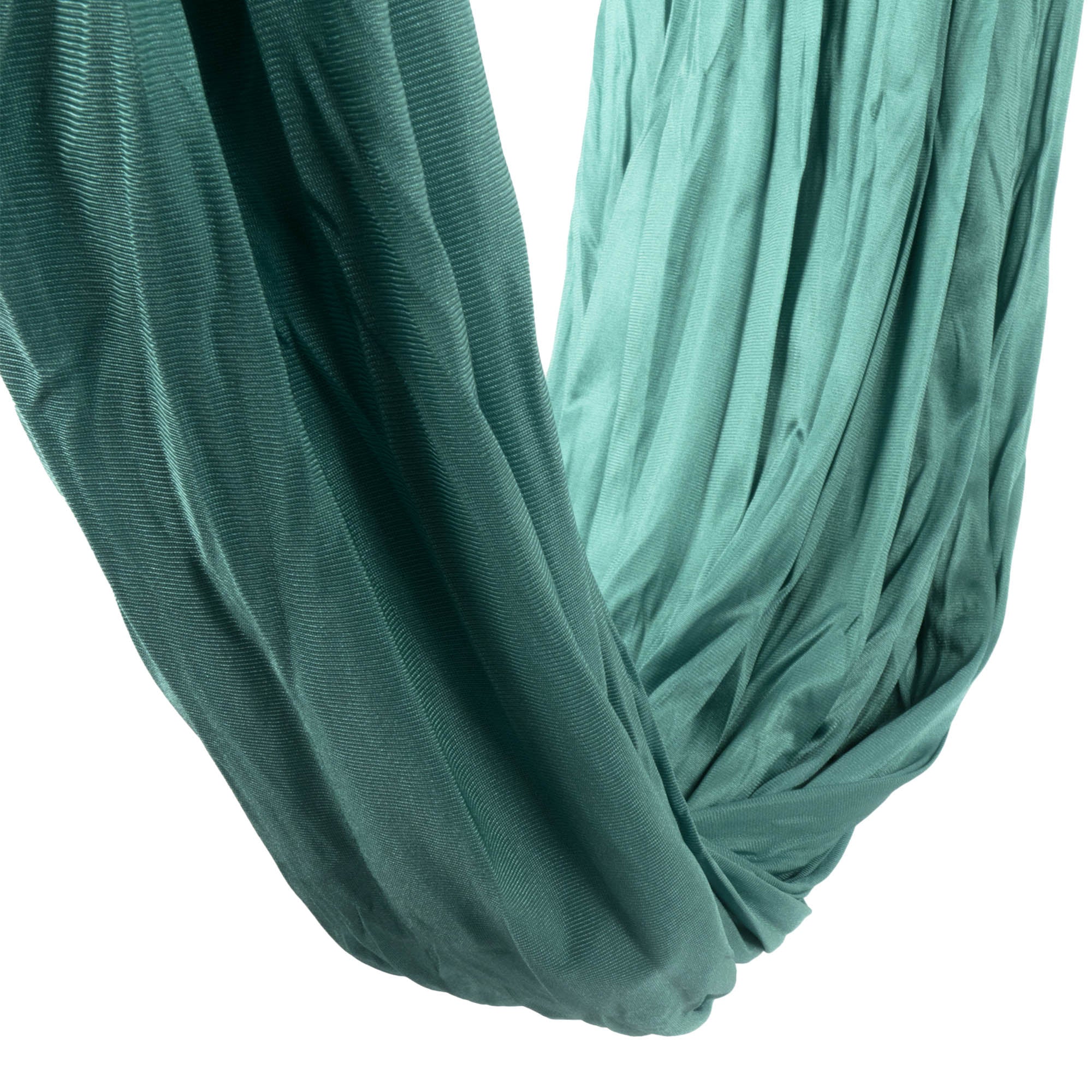 Prodigy 6m aerial yoga hammock in jade close up