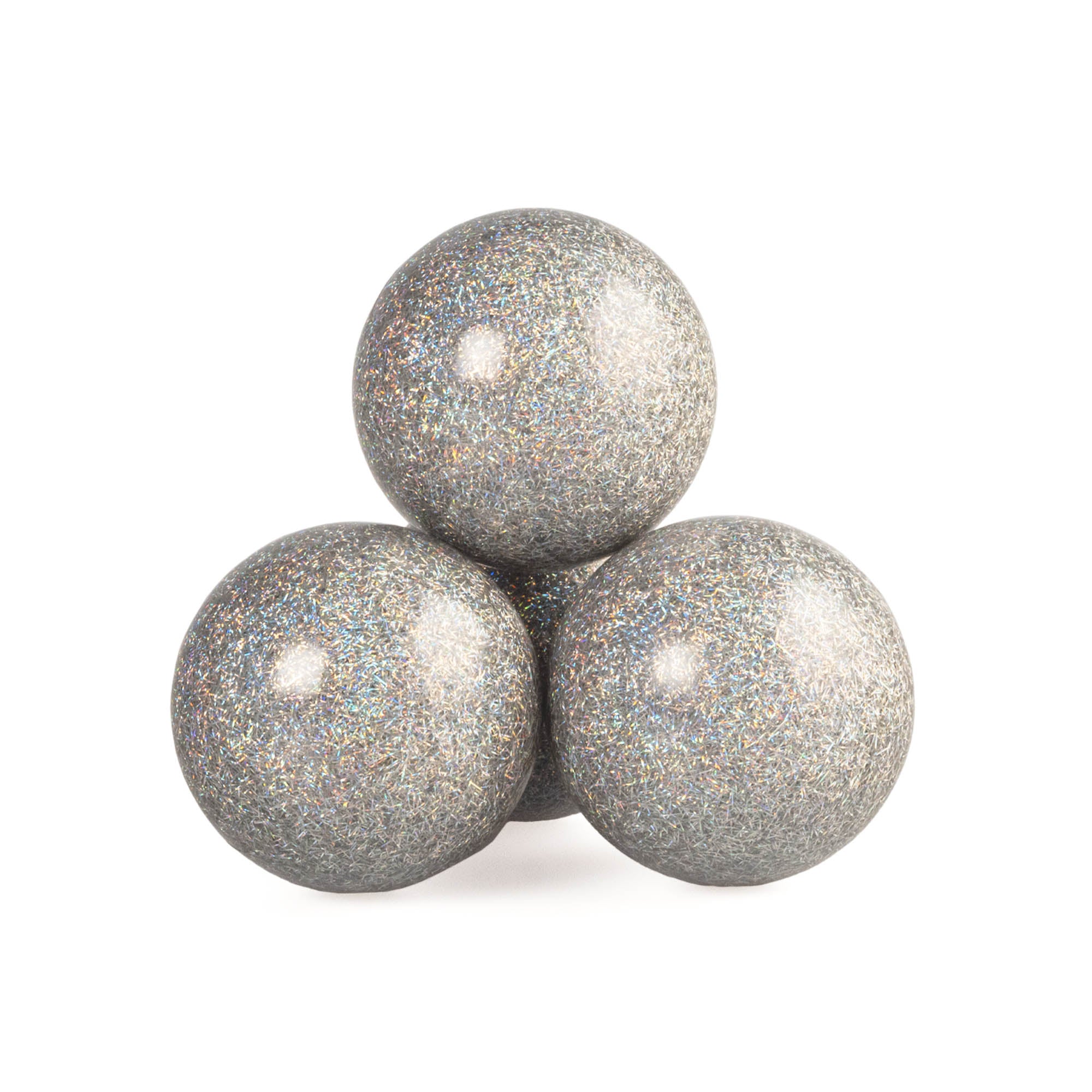80mm glitter ball bundle straight on