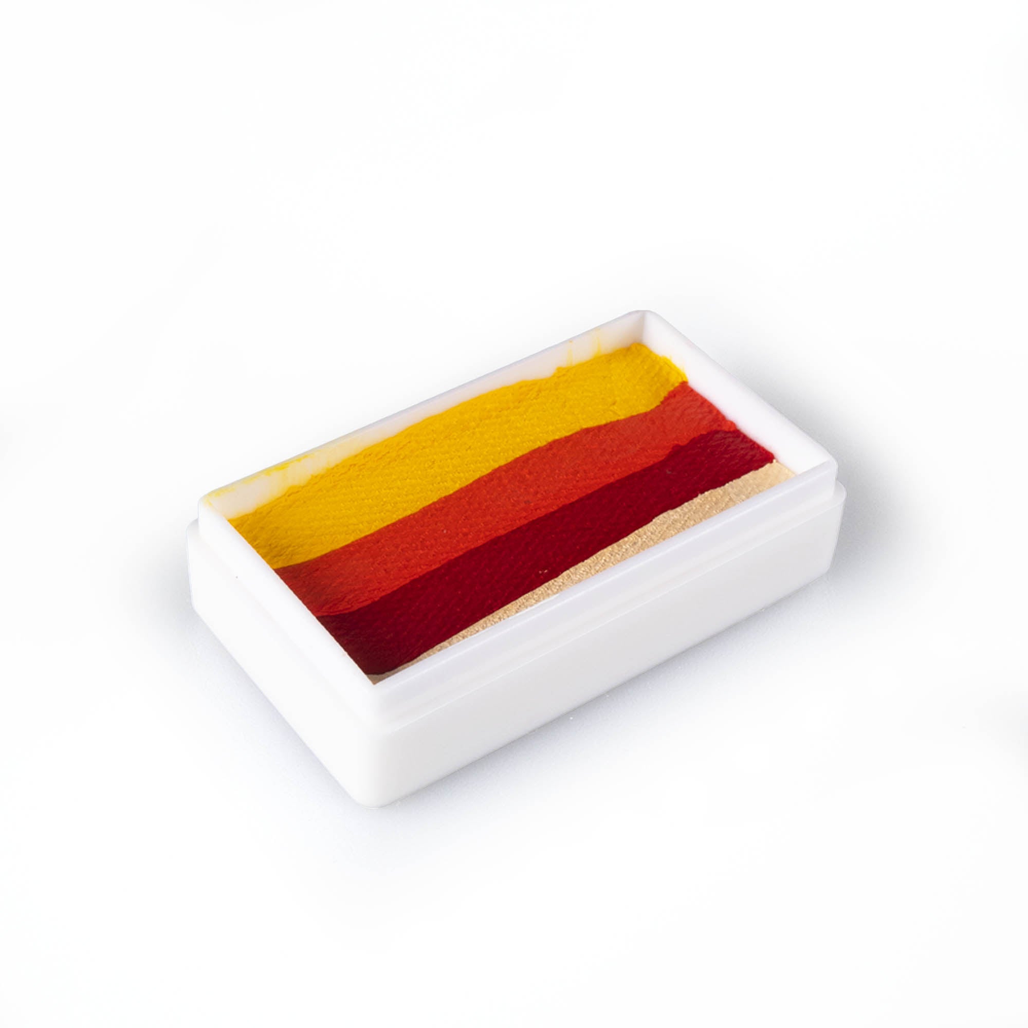 Diamond FX split cake facepaint 30g Lobster Luau in a white background at an angle