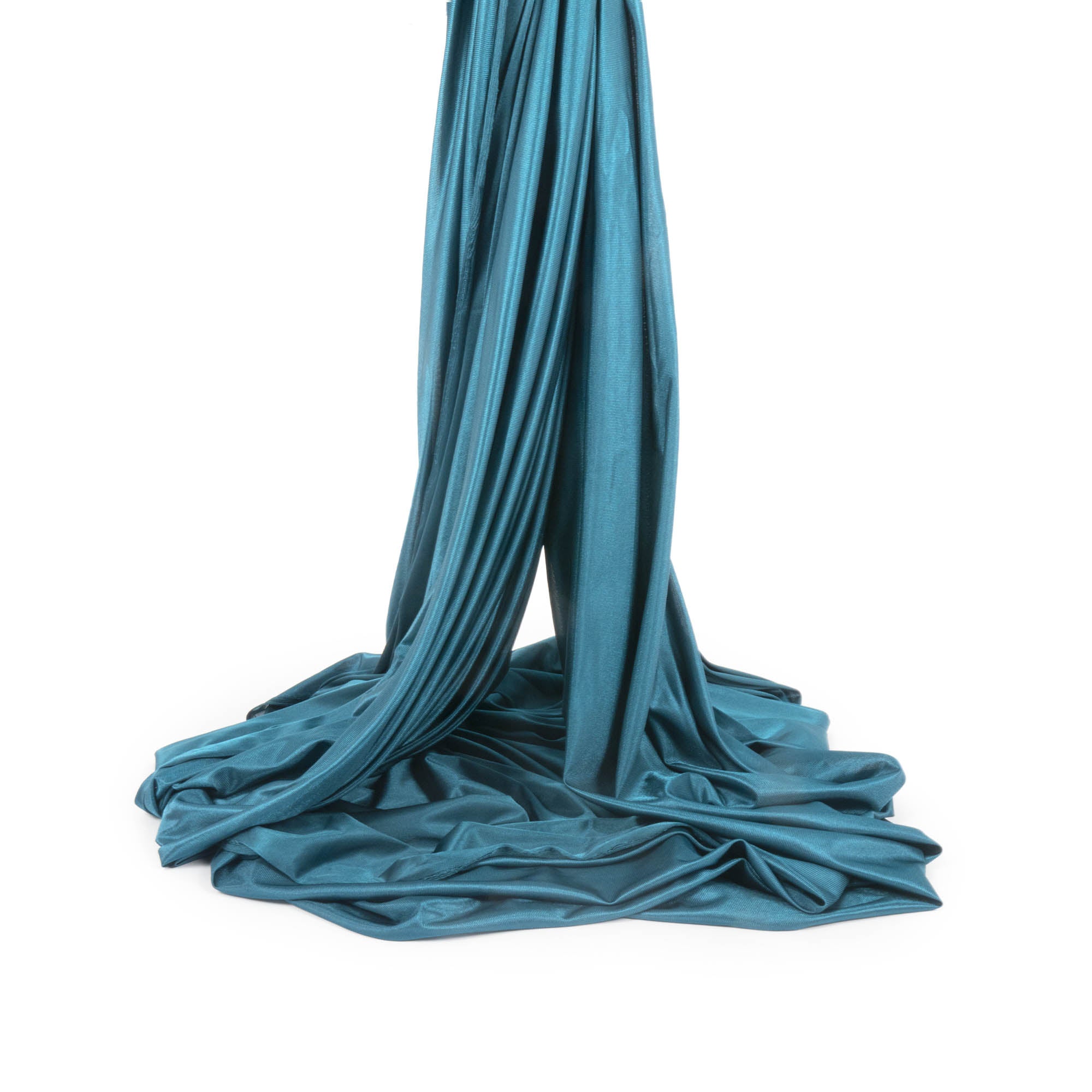 Pine green yoga hammock piled up