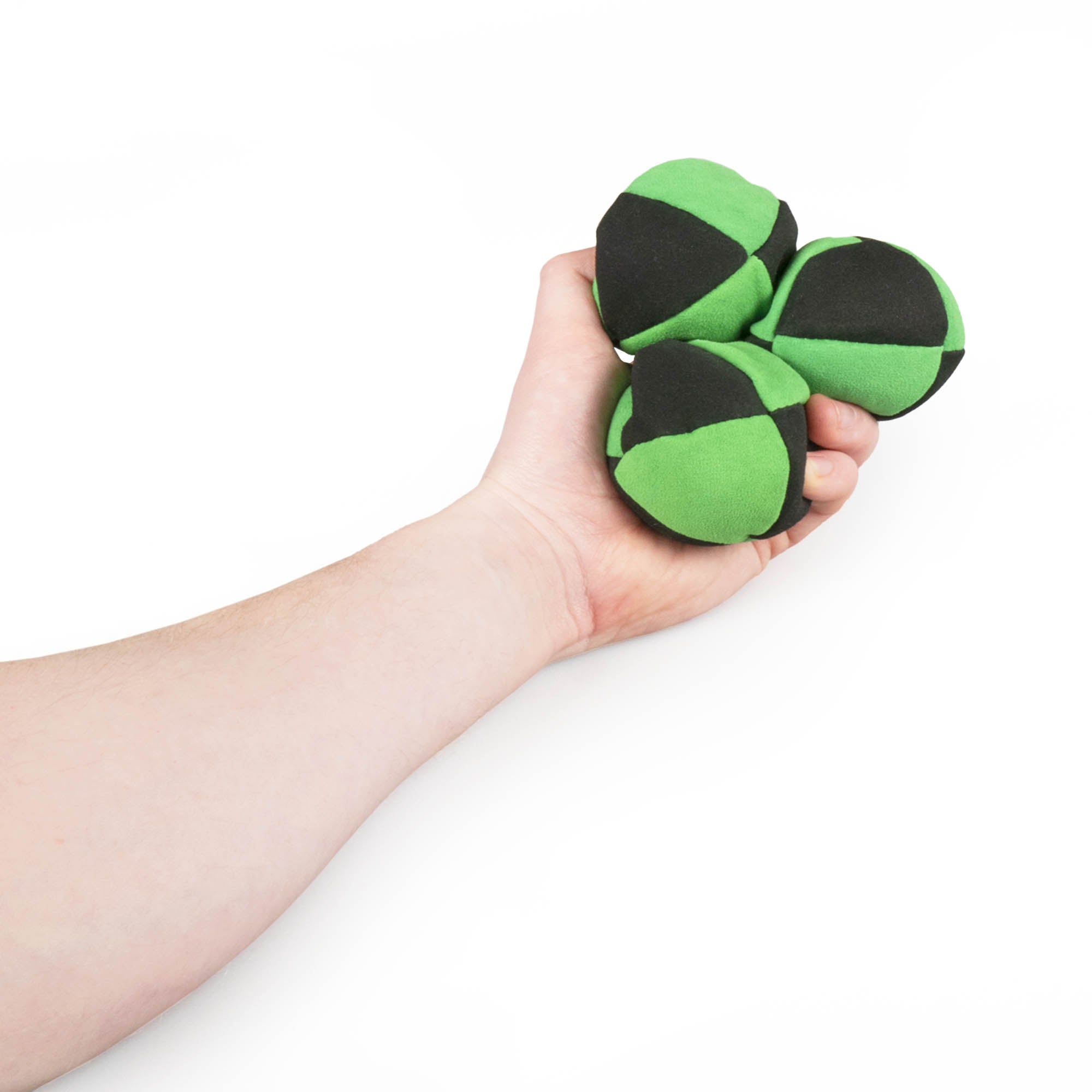 Green and black three in hand