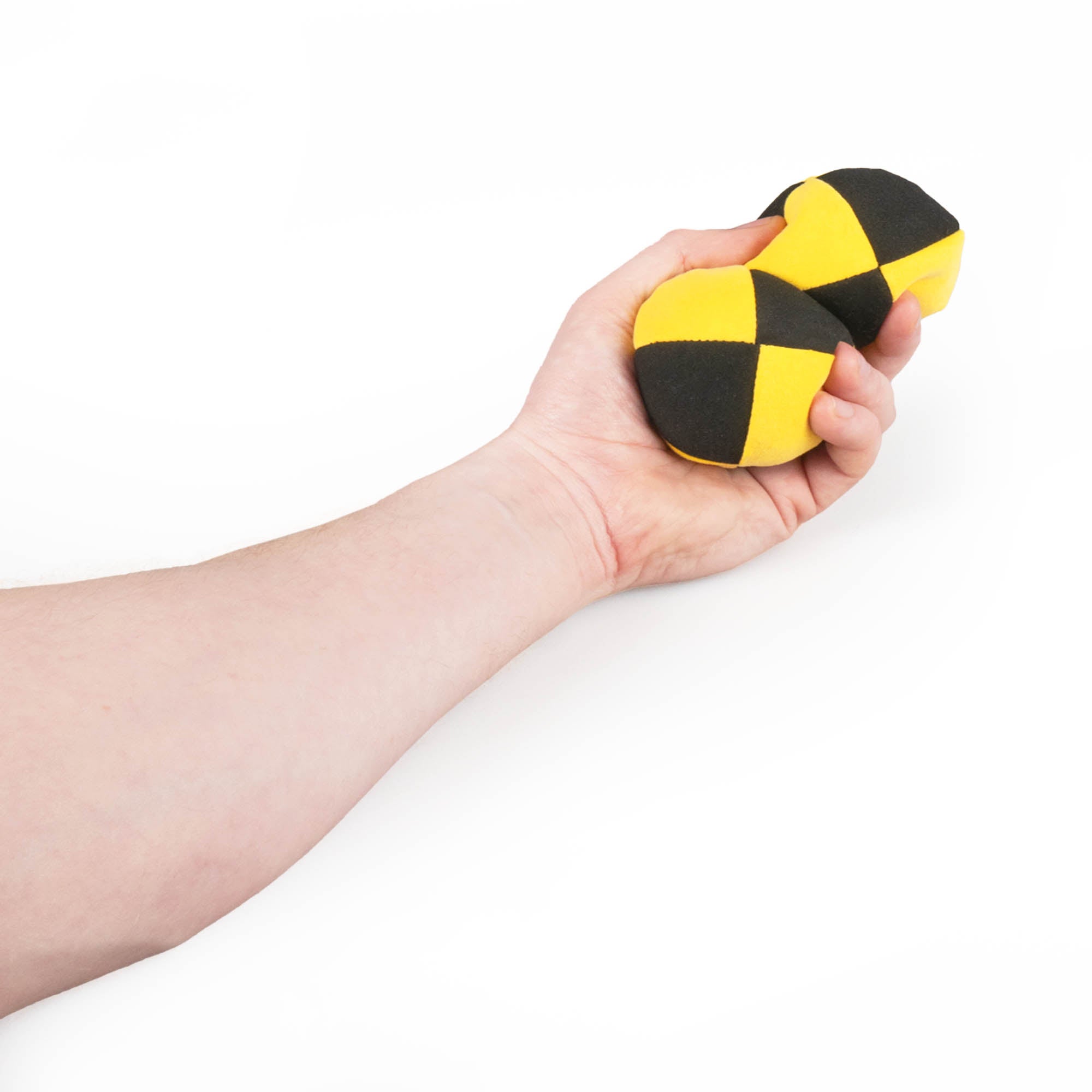 Yellow and black two in hand