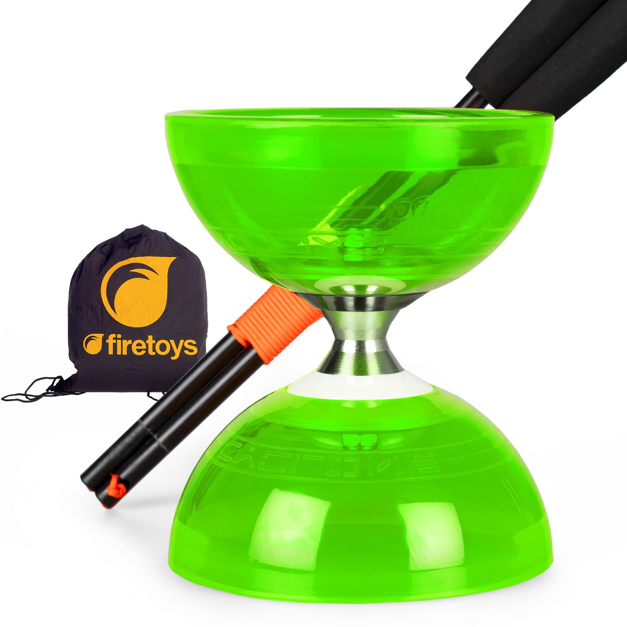 green with black sticks