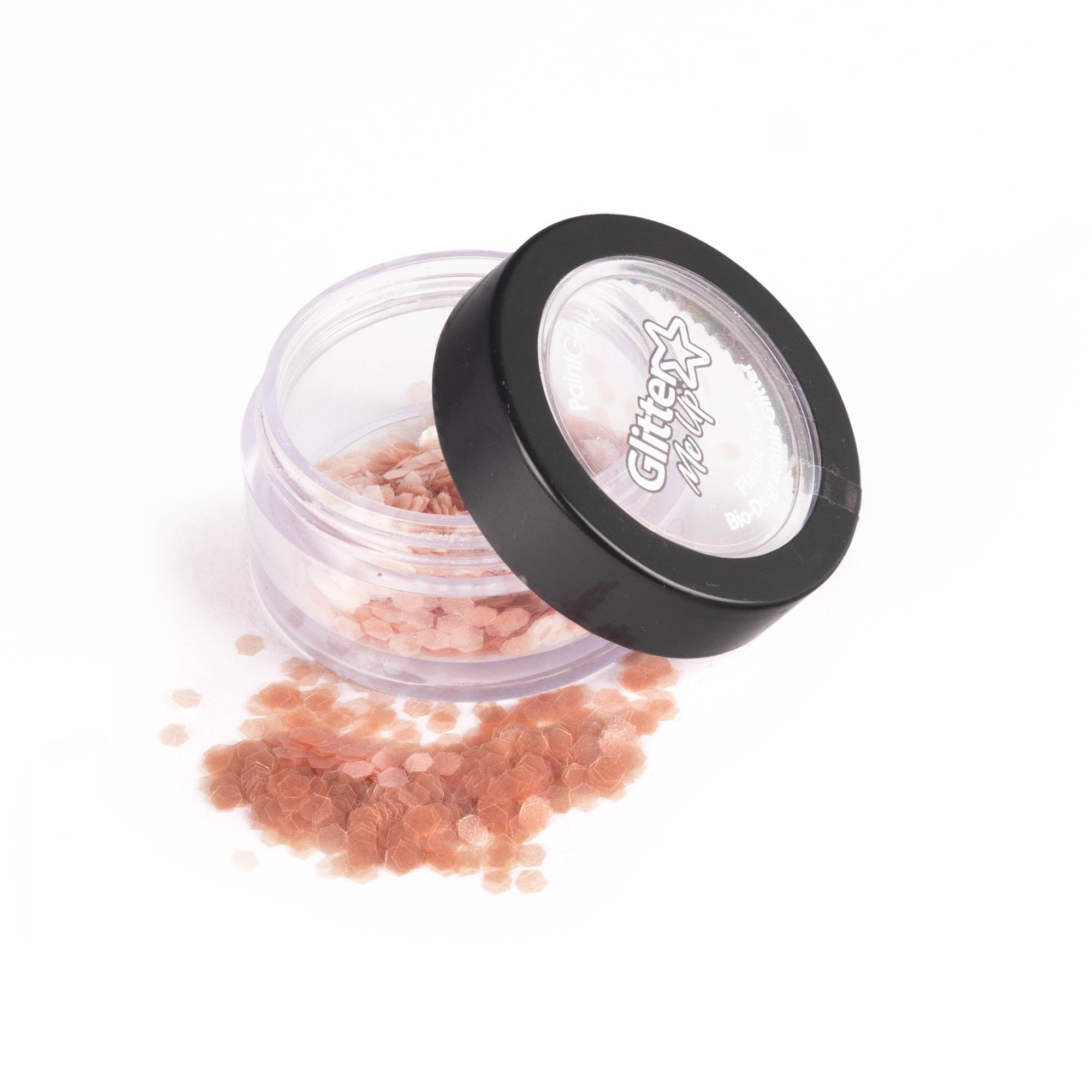 Rose glitter chunky spill