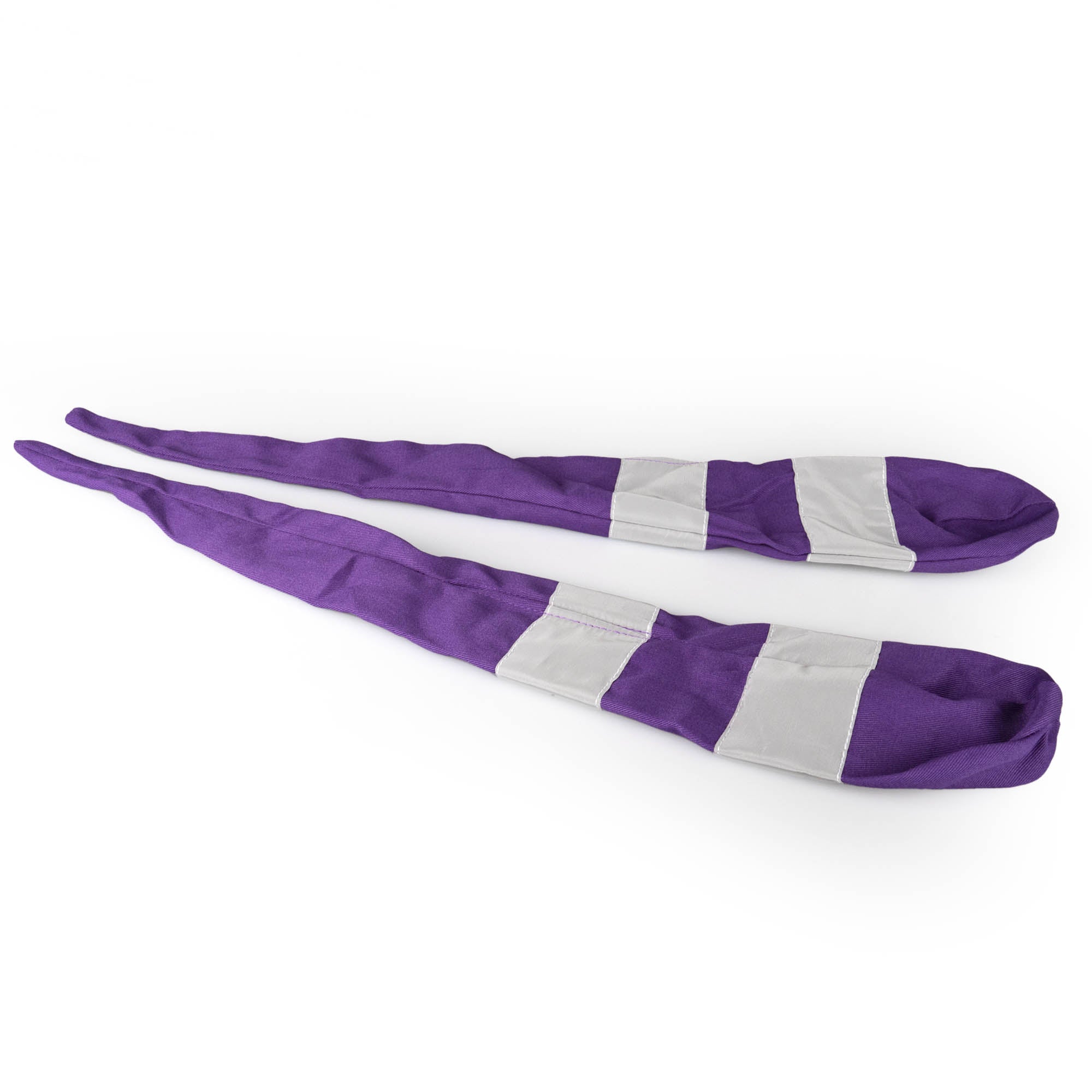 Status techno sock poi in purple reflecting