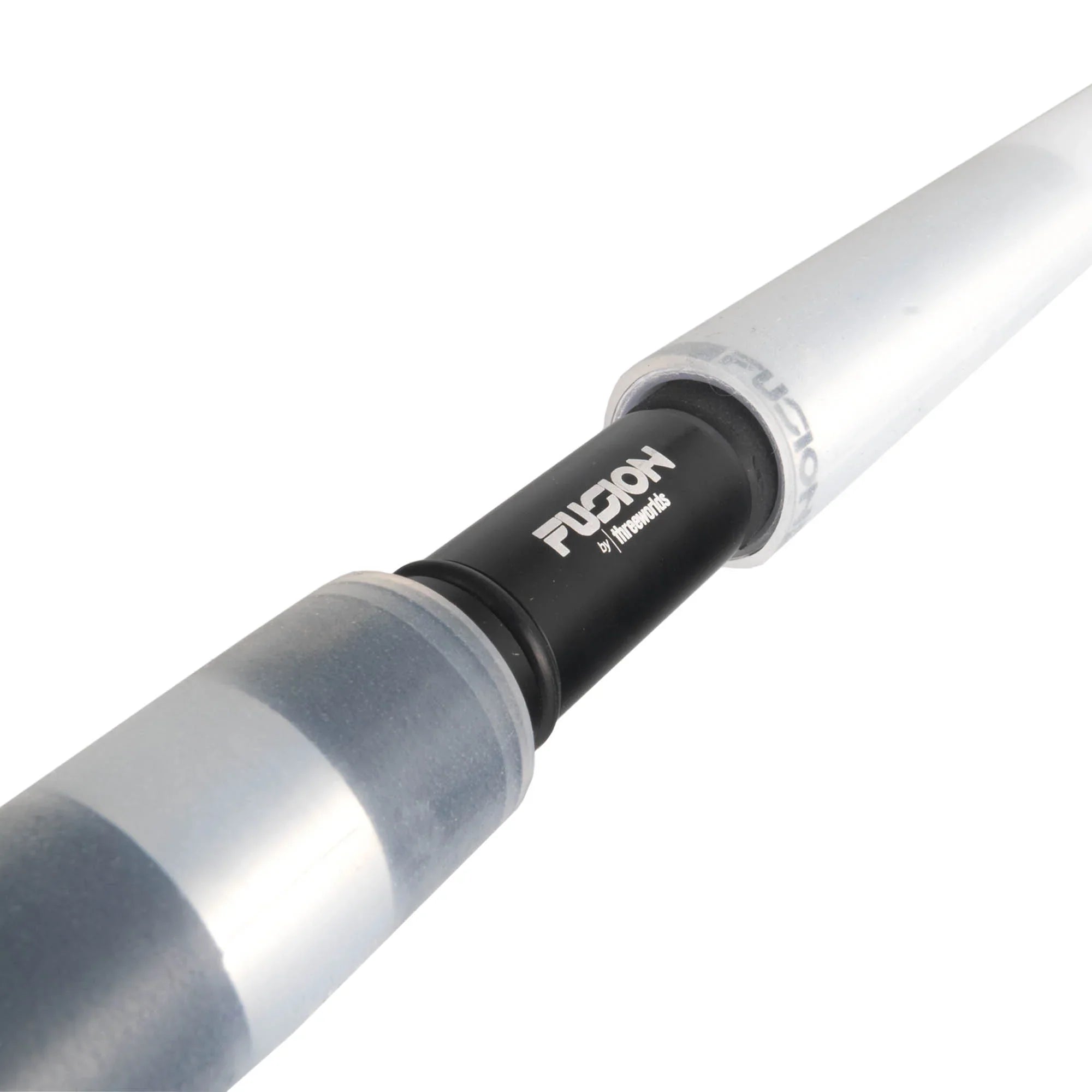 Close up fusion staff connection with branding