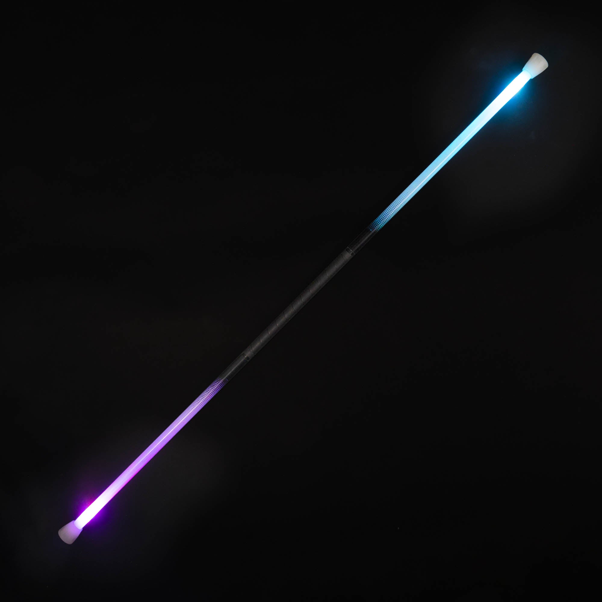 Threeworlds fusion 3 part glow staff 140cm menu shot glowing