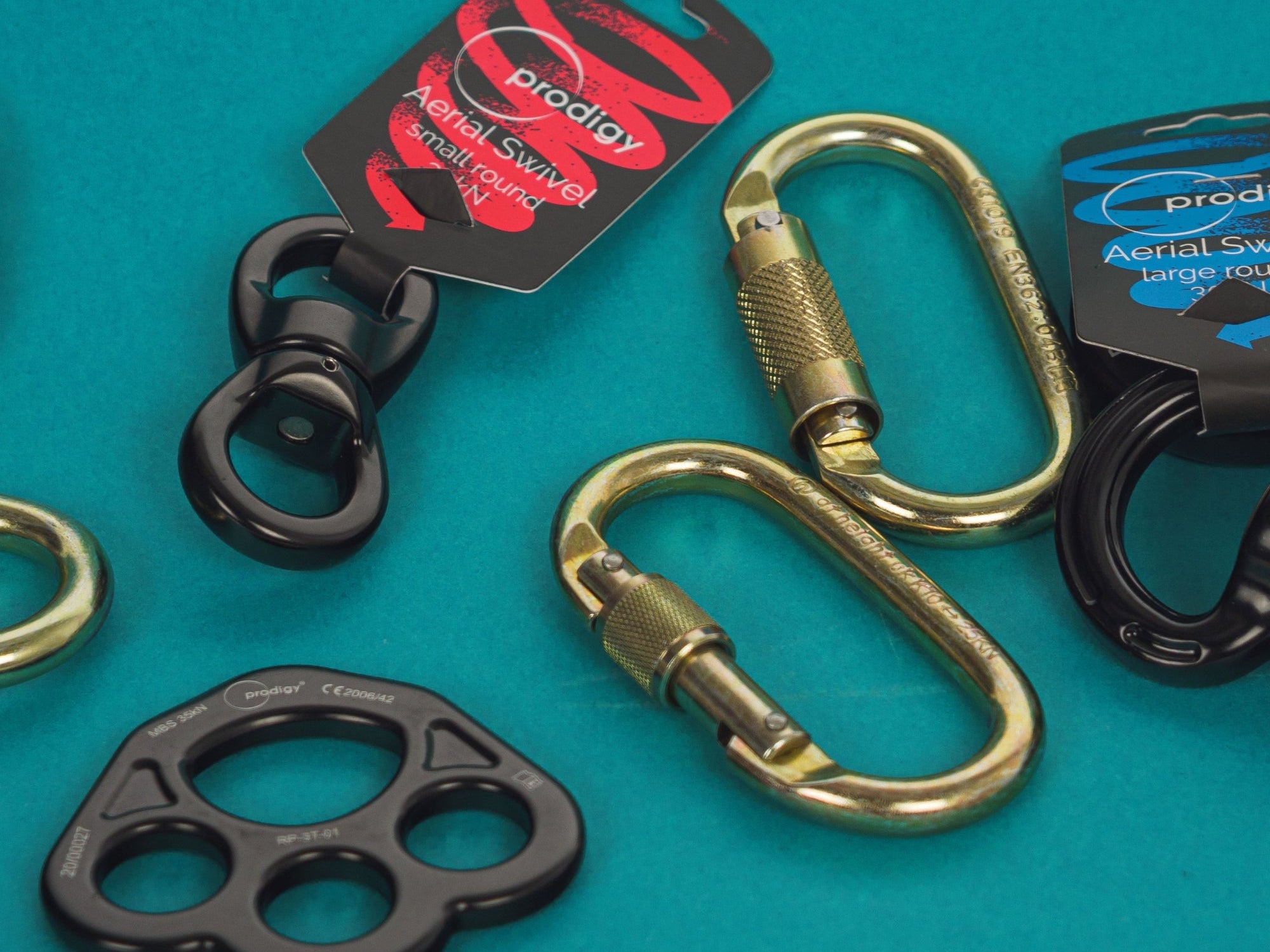 a range of aerial rigging accessories