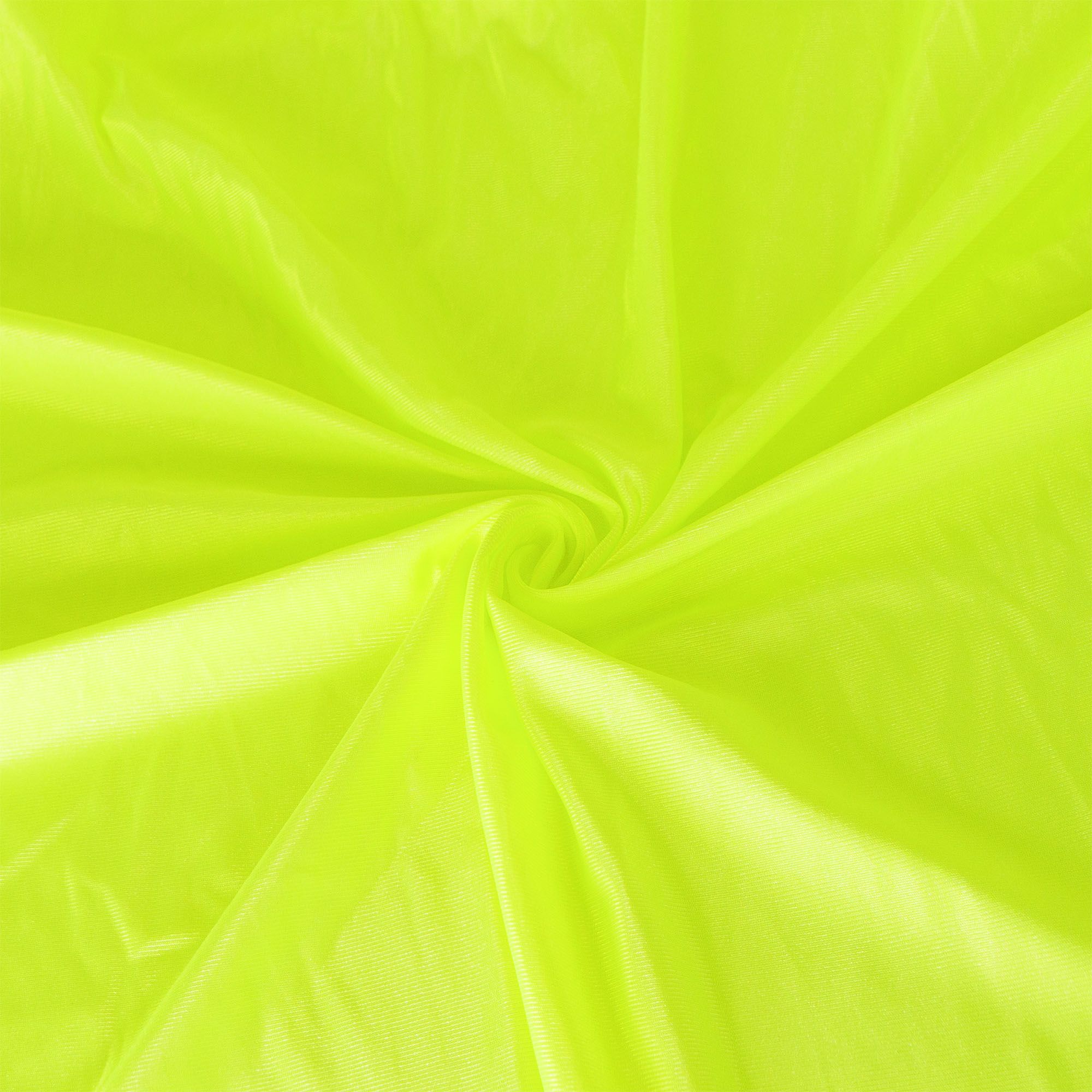 Neon yellow hammock close up
