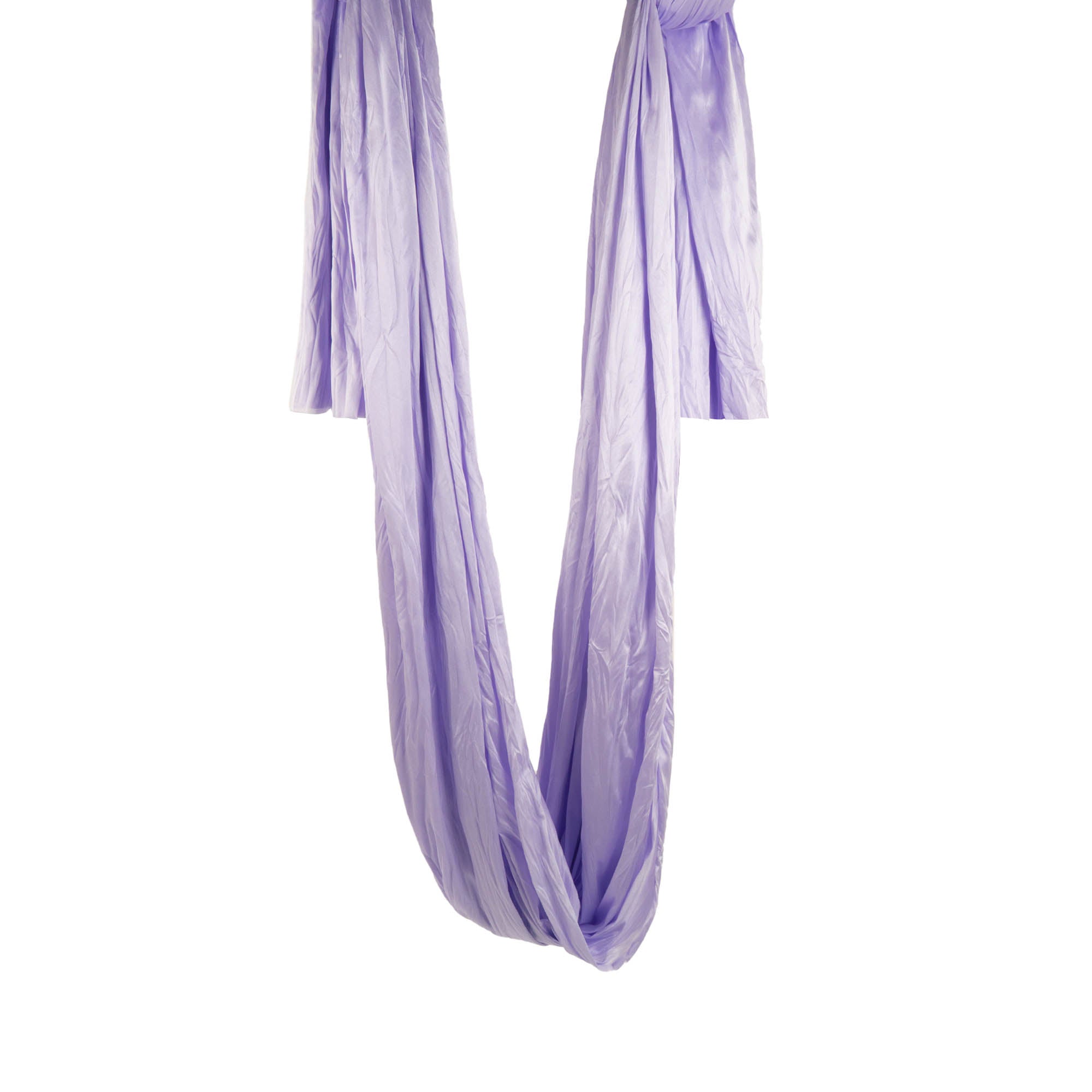 Prodigy 6m aerial yoga hammock in Lilac hanging