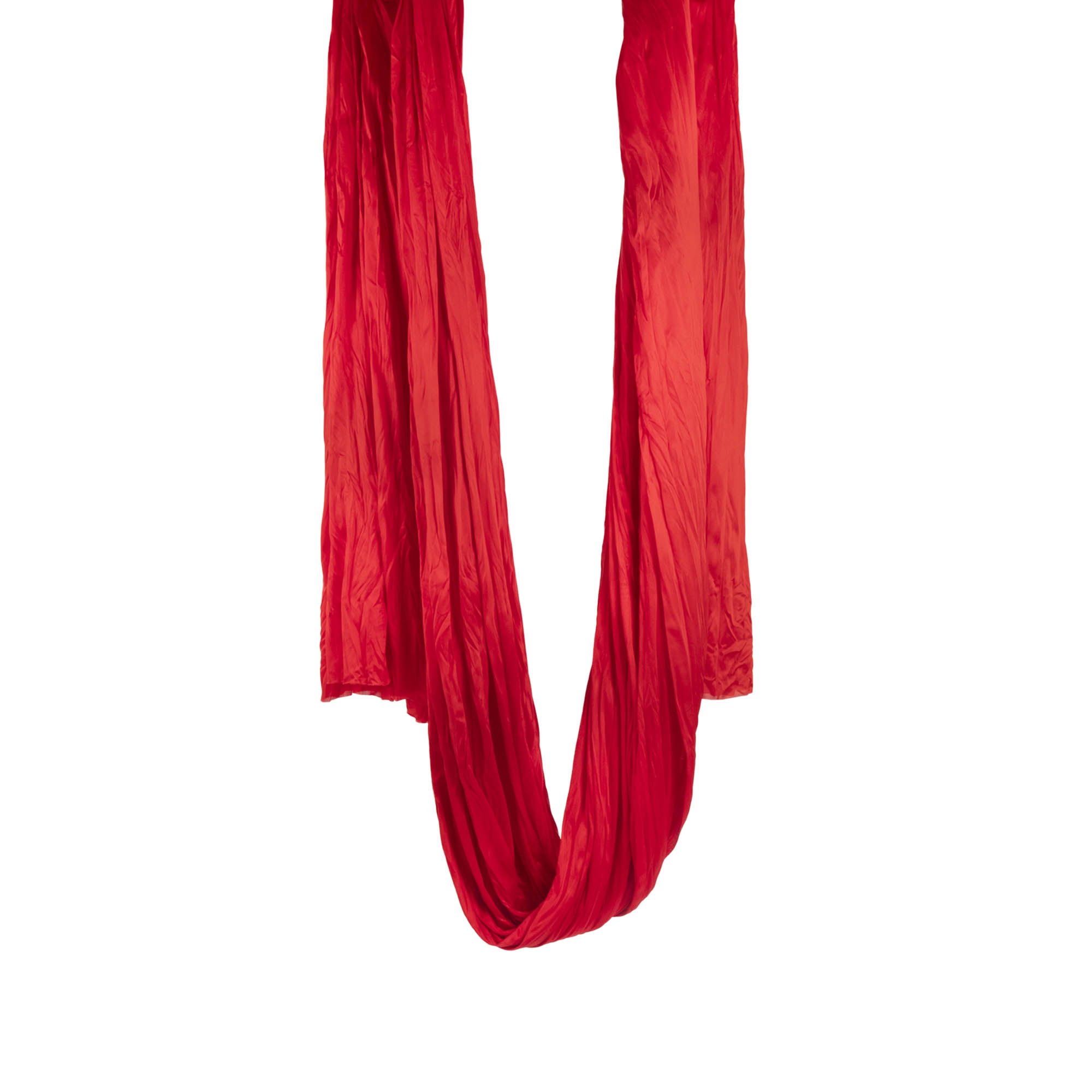 Prodigy 6m aerial yoga hammock in red hanging