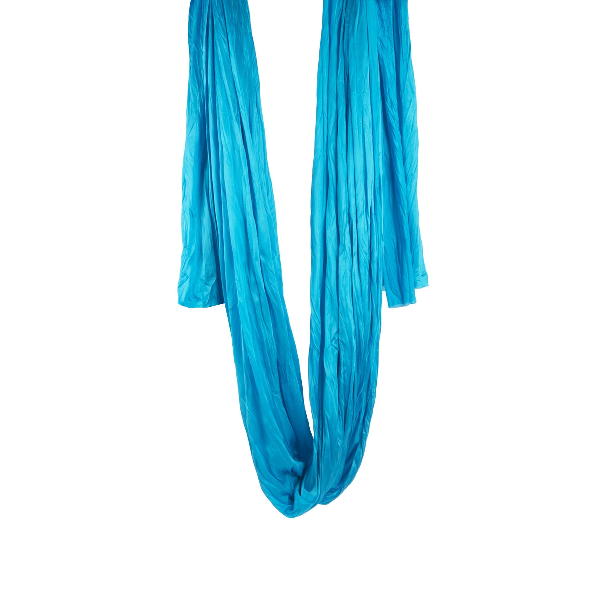 Prodigy 6m aerial yoga hammock in turquoise hanging
