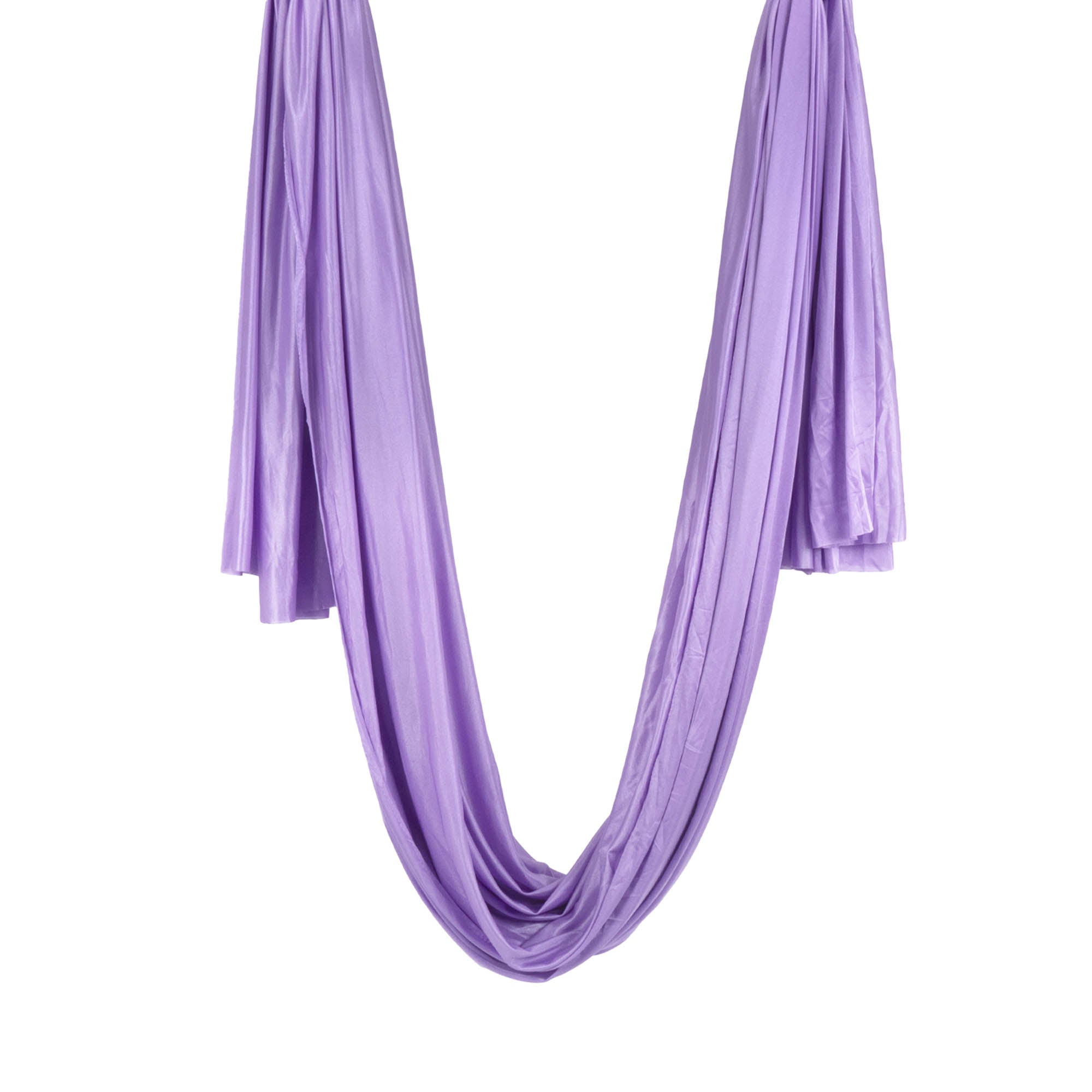 Lavender yoga hammock rigged