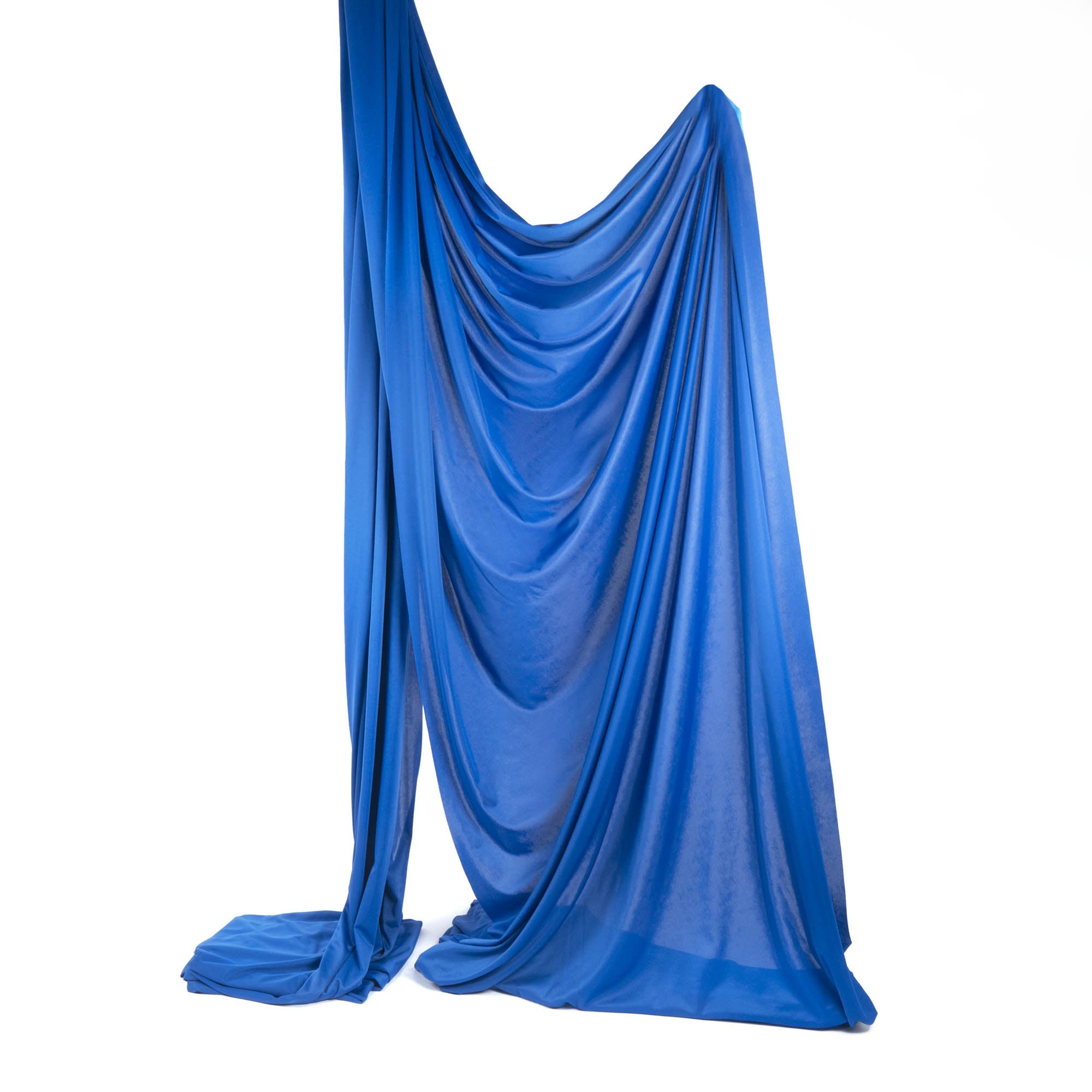 Blue silk rigged