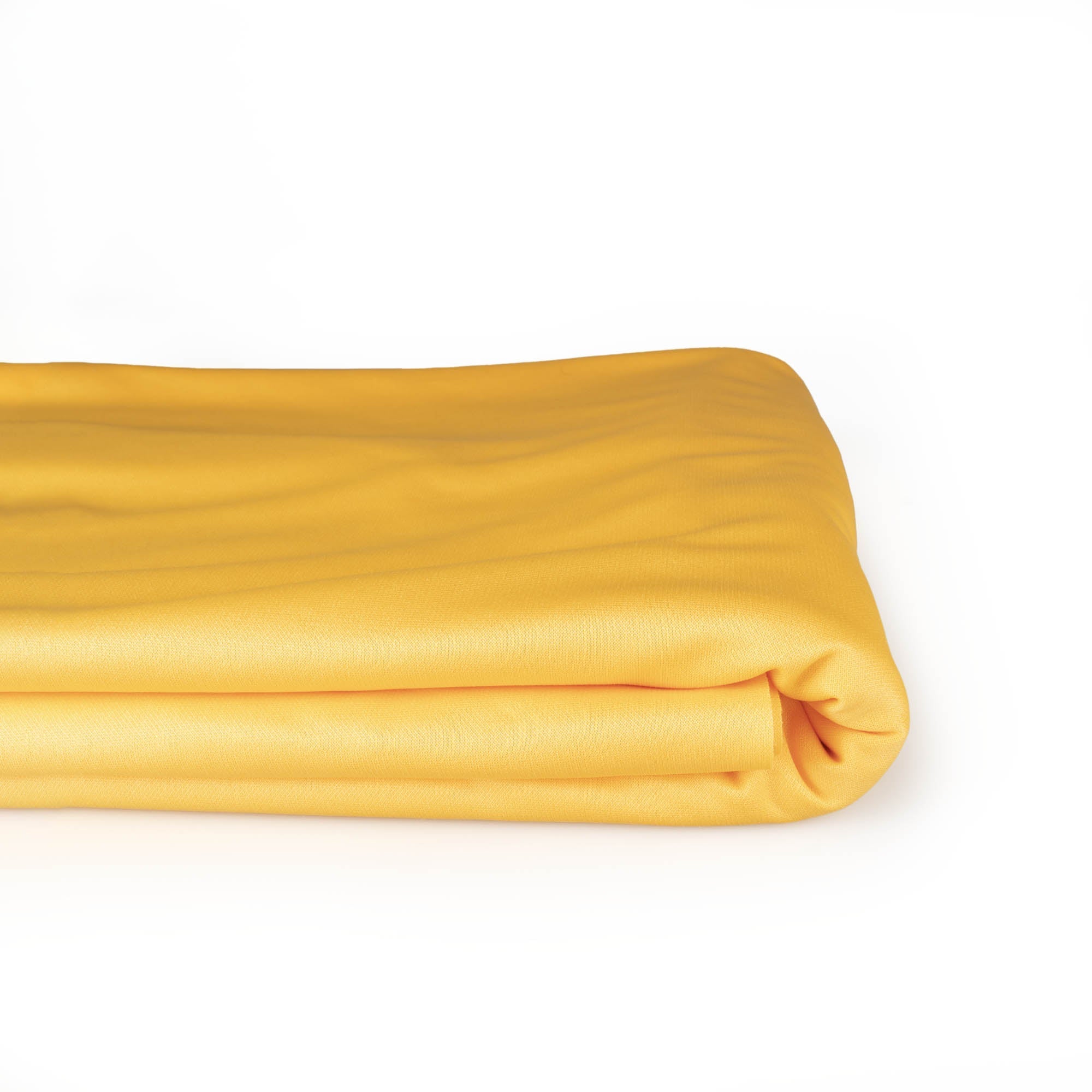 Golden yellow silk folded