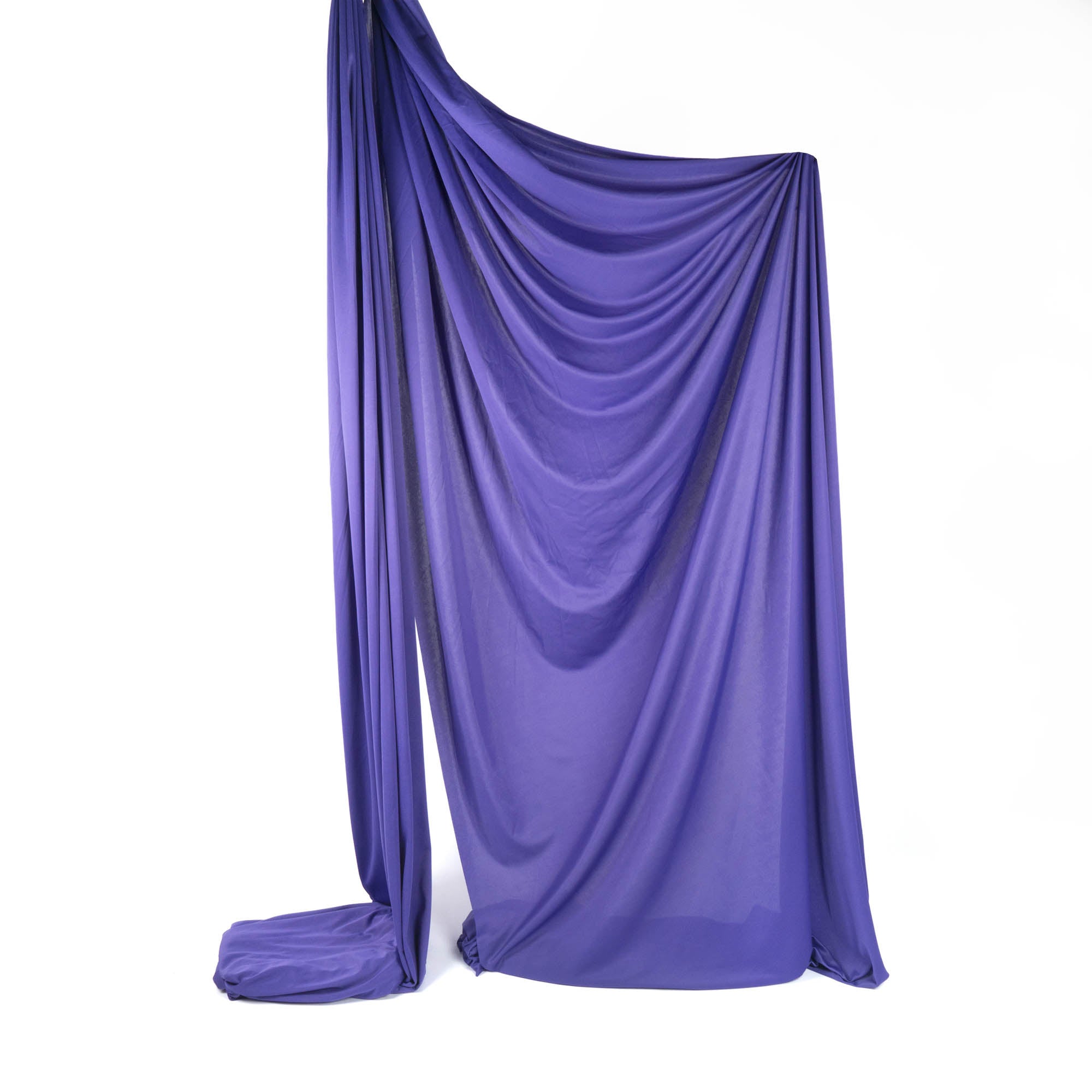 Purple silk rigged
