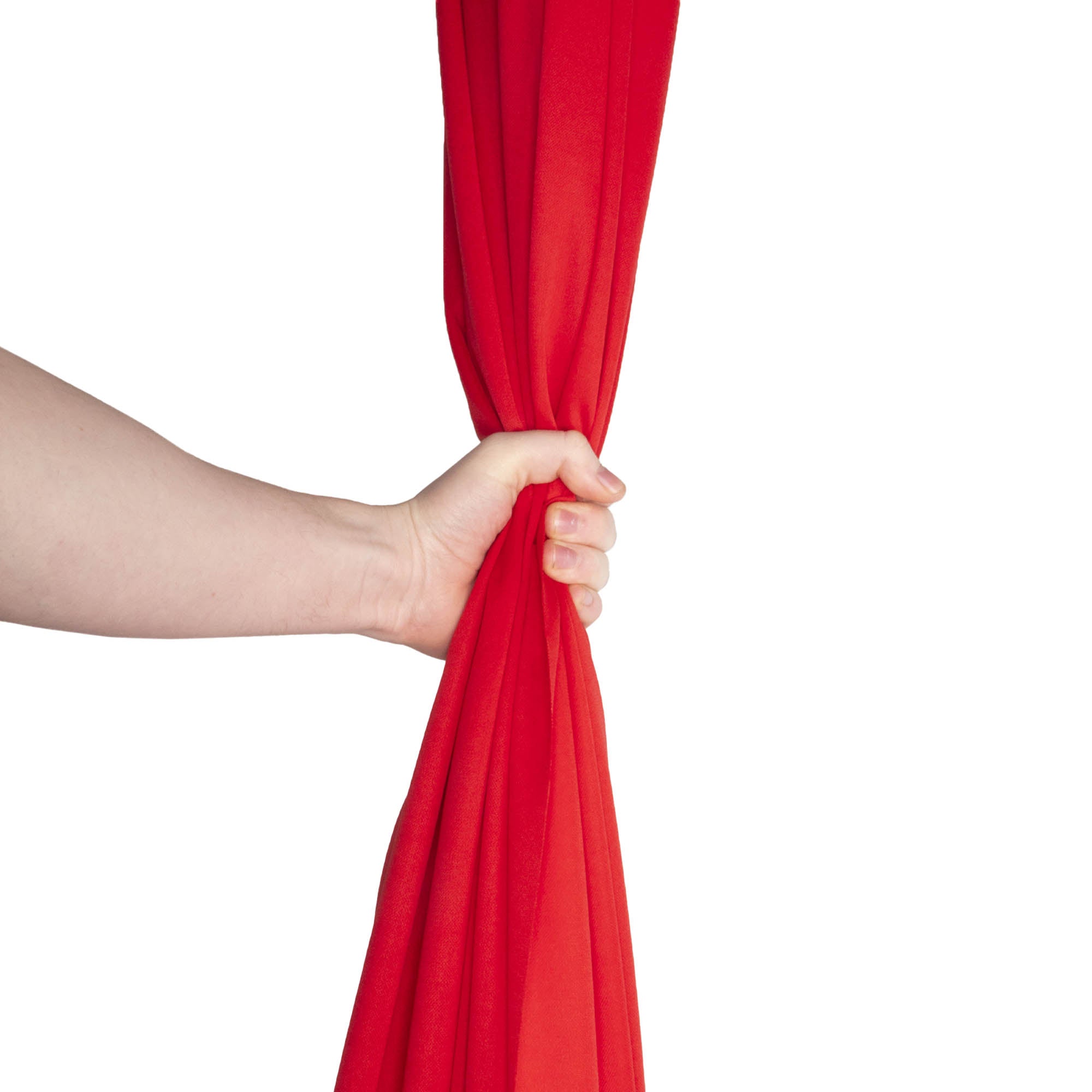 Firetoys youth aerial silk red in hand