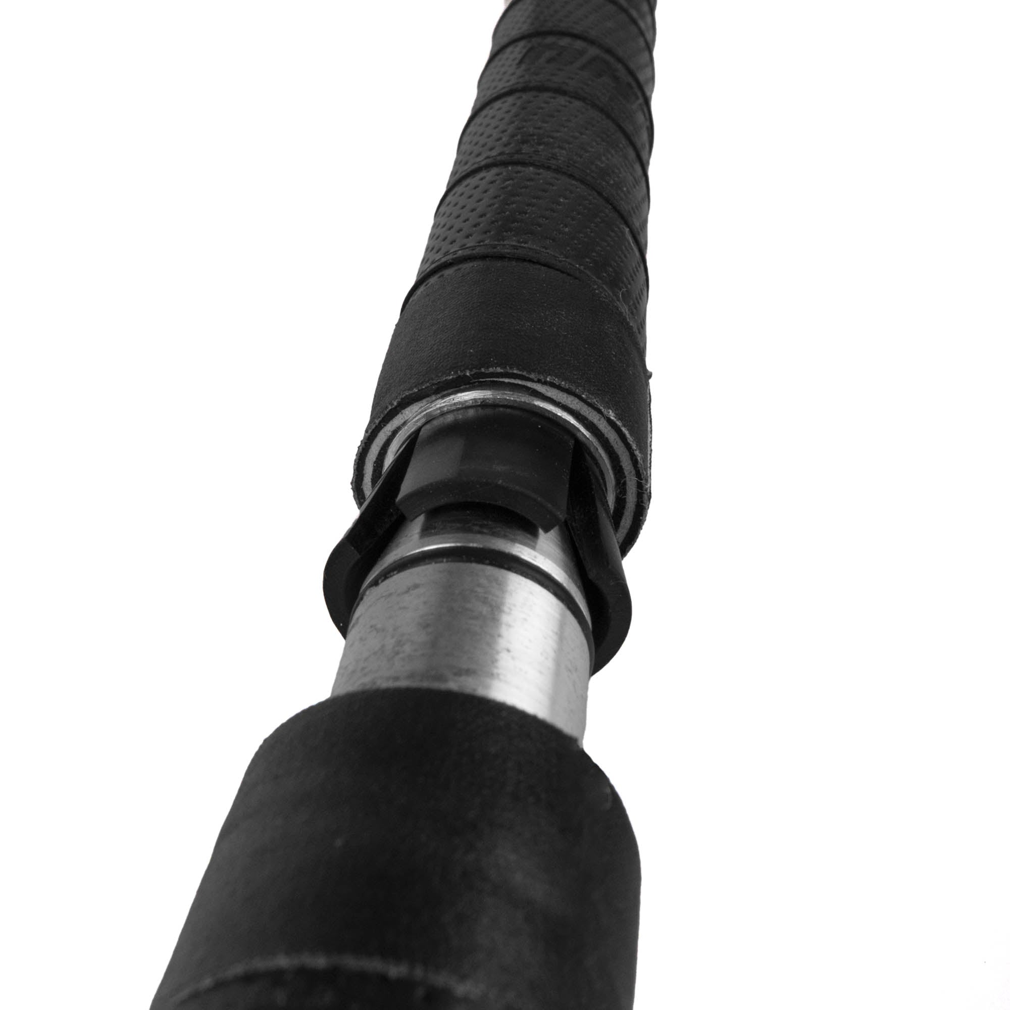 Close up of the staff attachment