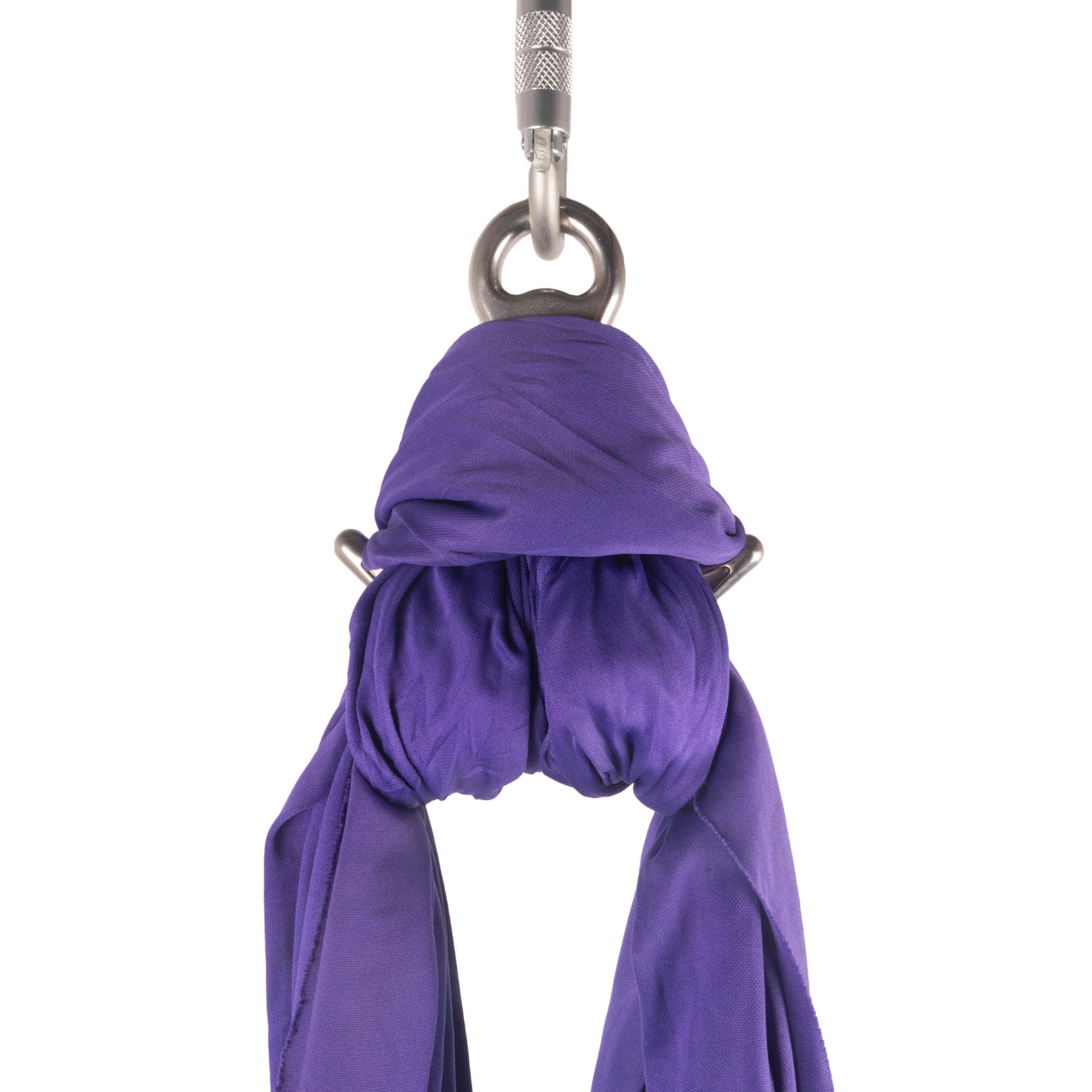 ISC steel figure of 8 rigging a purple silk