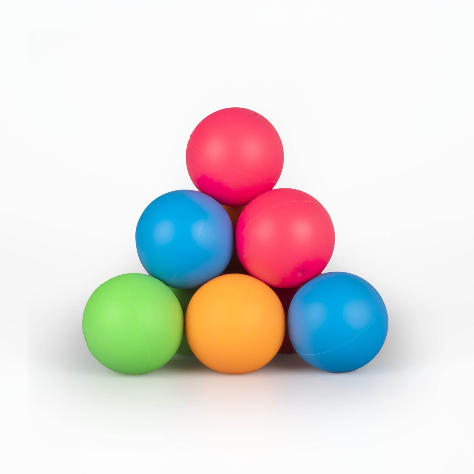 MMX 62mm Juggling balls, all colours in stacked group shot