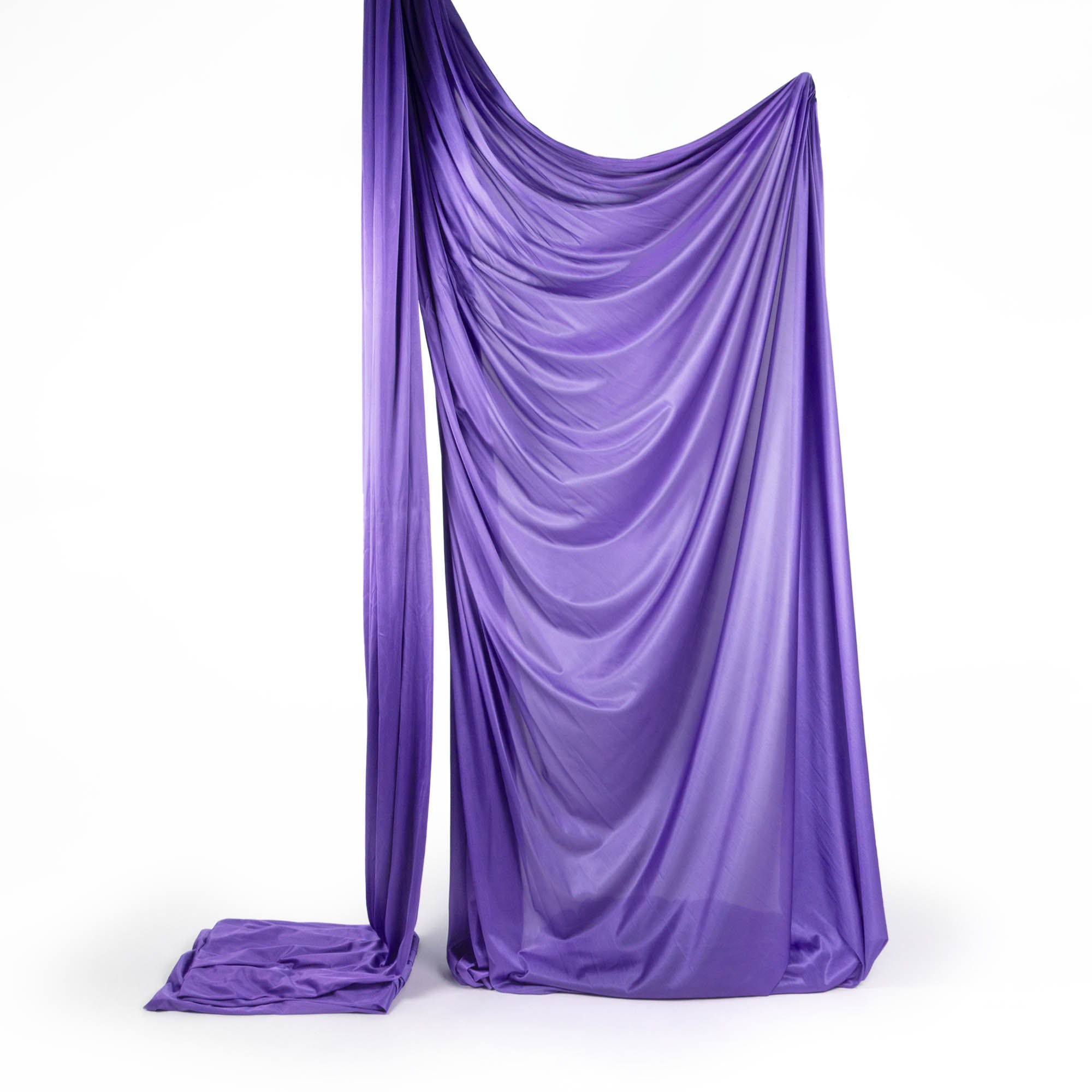 Purple silk rigged