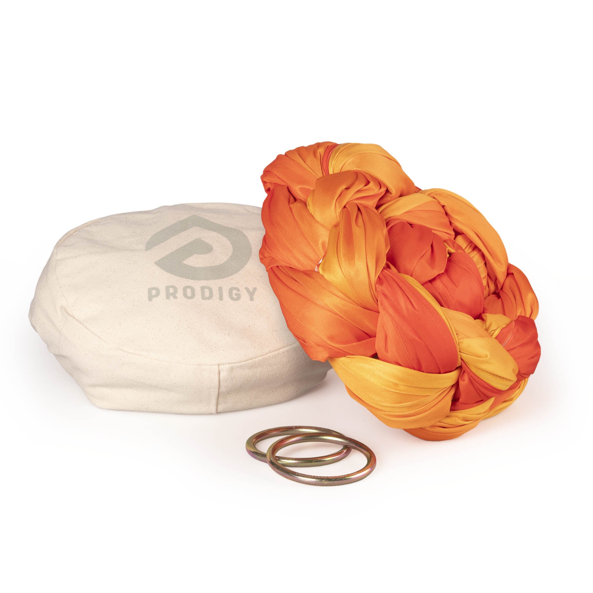 Phoenix rising silk resting on eco bag