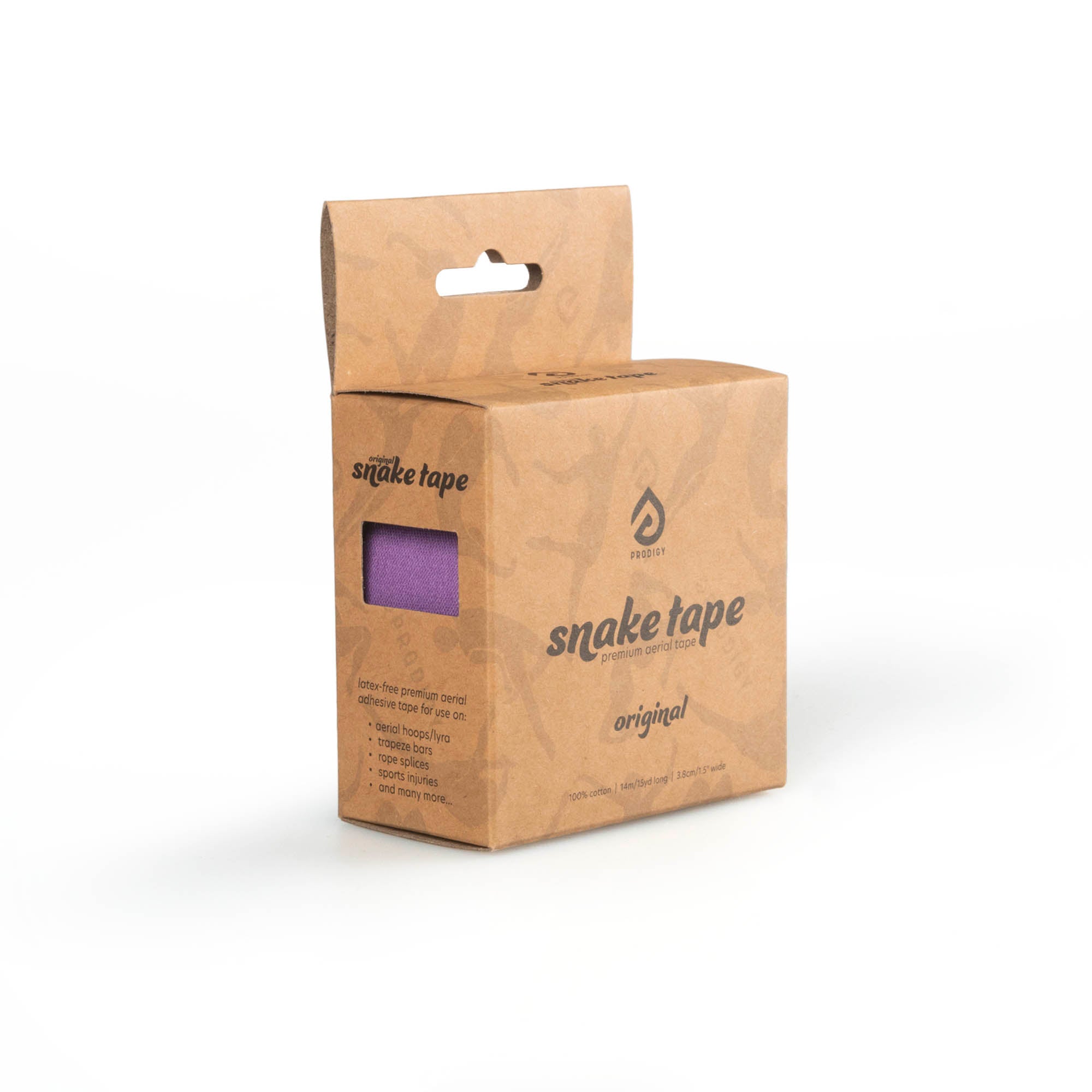 Prodigy snake tape packaged in purple