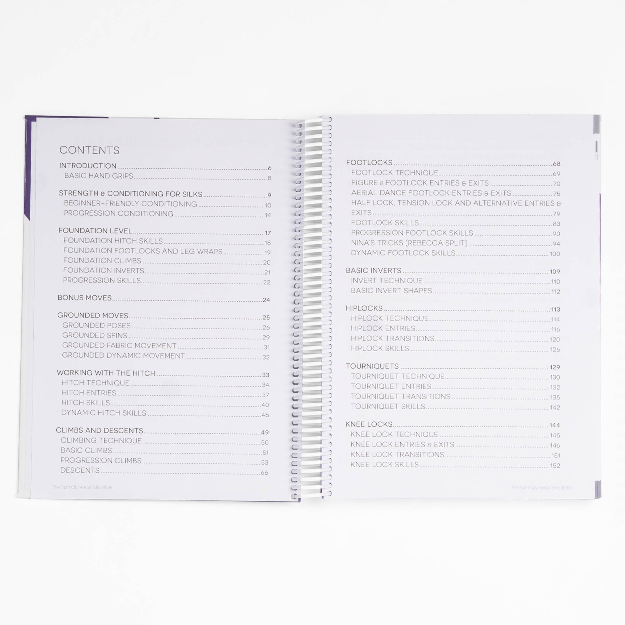 Silks bible contents pages