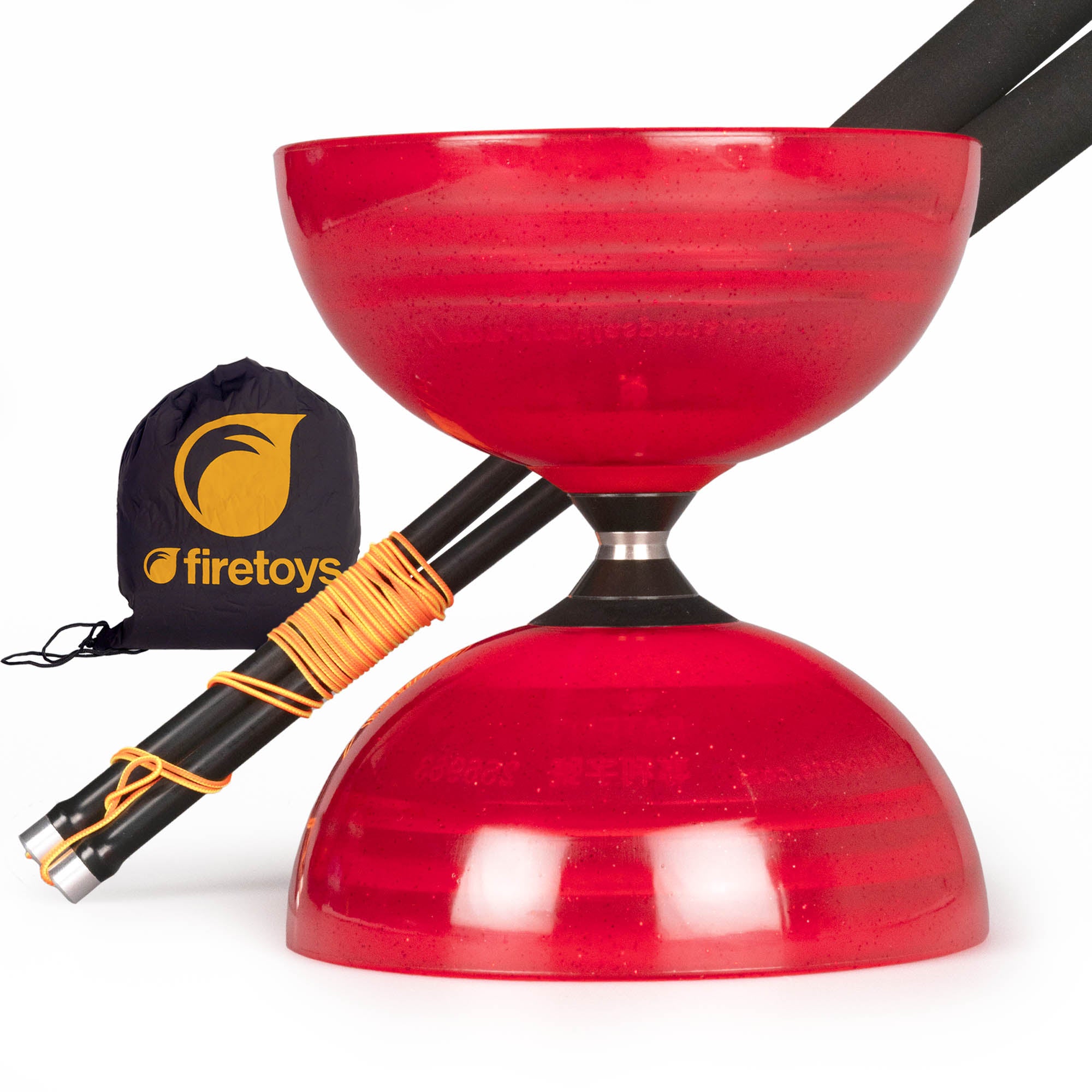 Sundia Shining Crystal Triple Bearing Diabolo with Henry's Carbon
