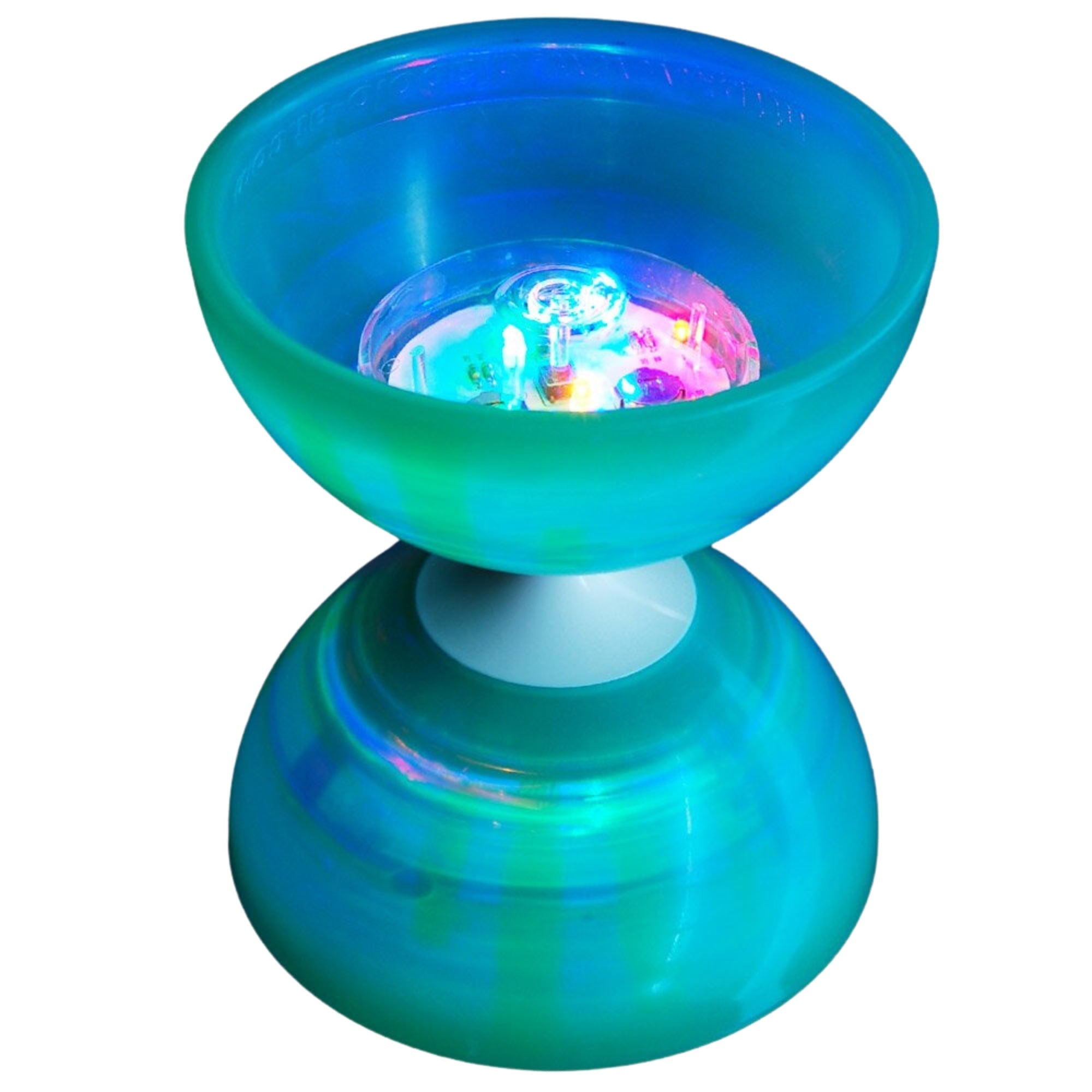 diabolo with LEDs glowing