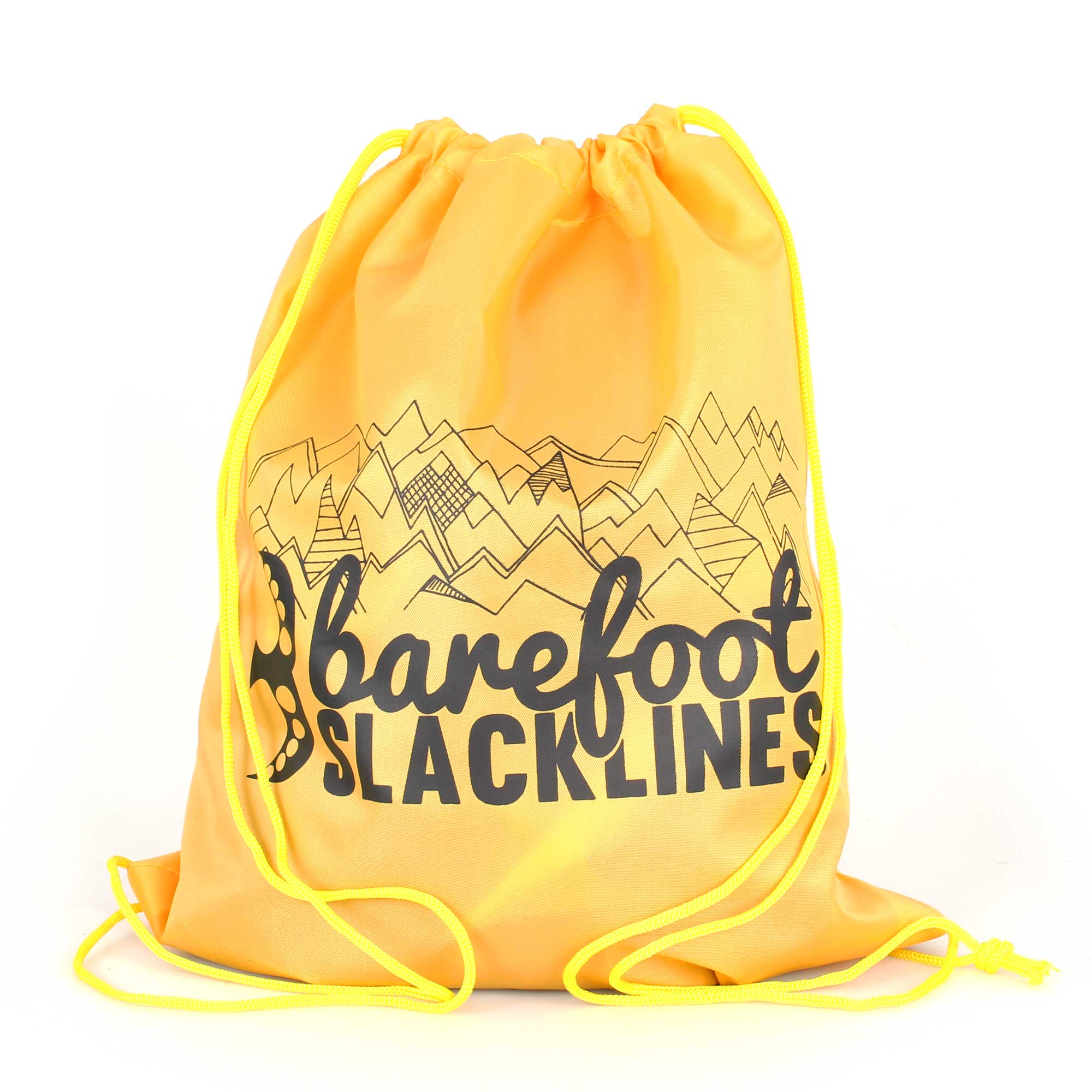 Barefoot slackline yellow bag