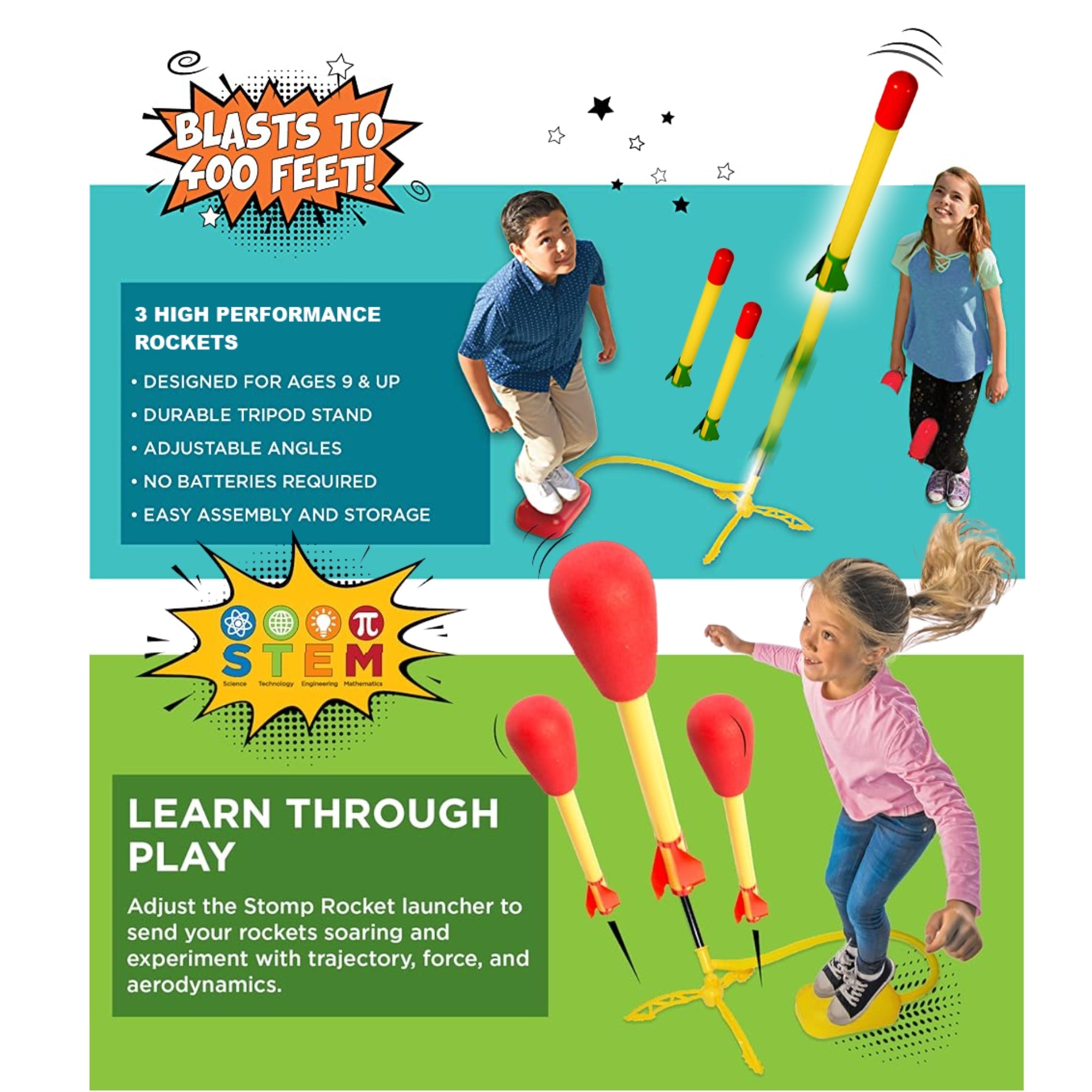 stomp rocket information and benefits