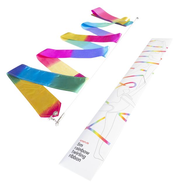 Gymnastic Twirling Ribbon - Rainbow (5m)