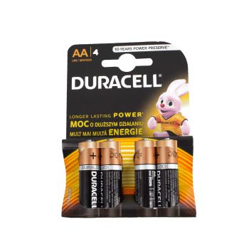 Duracell Basic AA batteries - 4 pack
