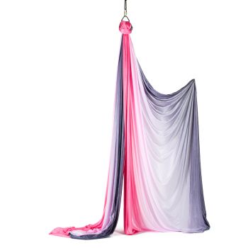 Prodigy Multicoloured Aerial Silk - Clearance pink/black ombre