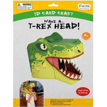 3D Mask Card Craft - T-Rex Mask